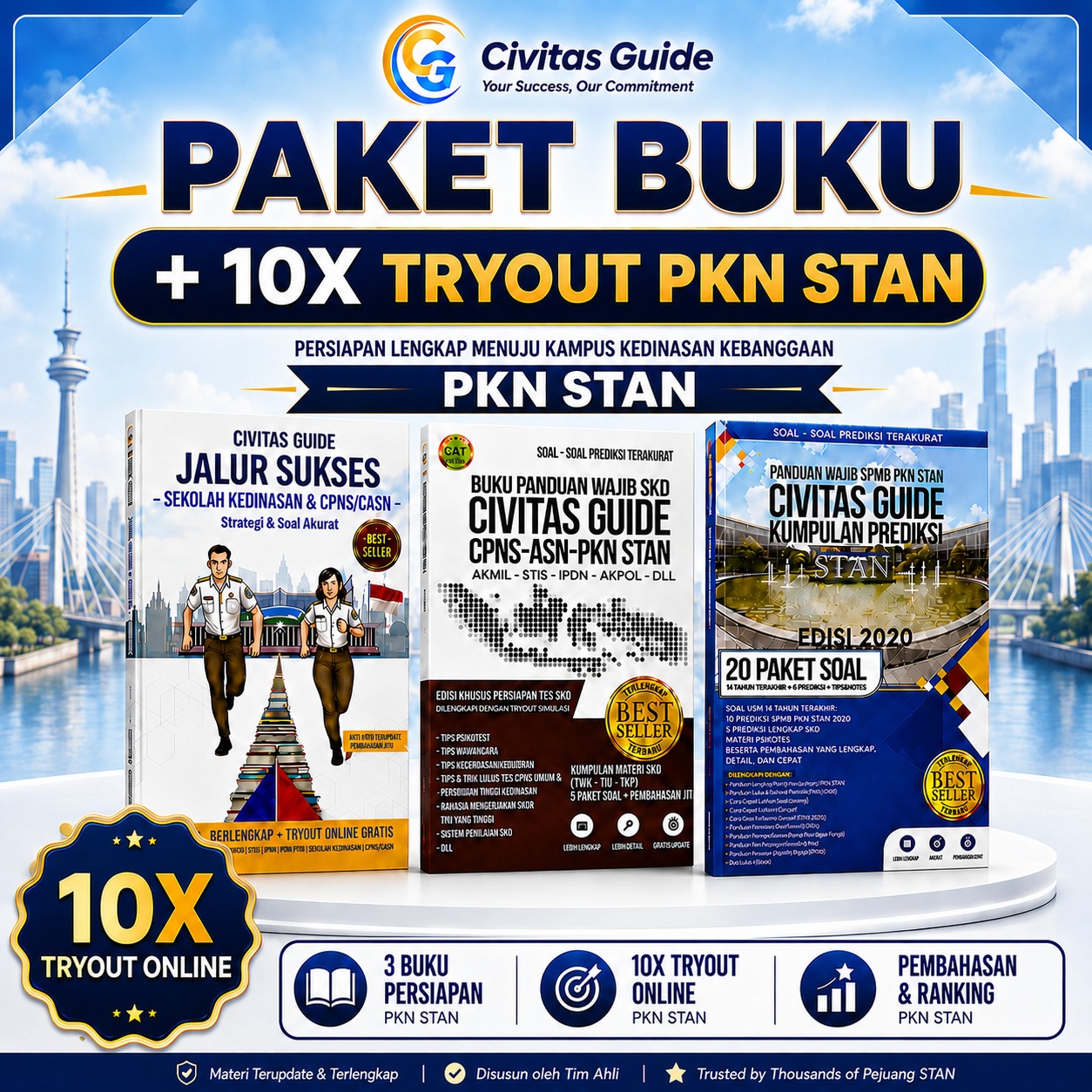 Buku + 10x Tryout STAN
